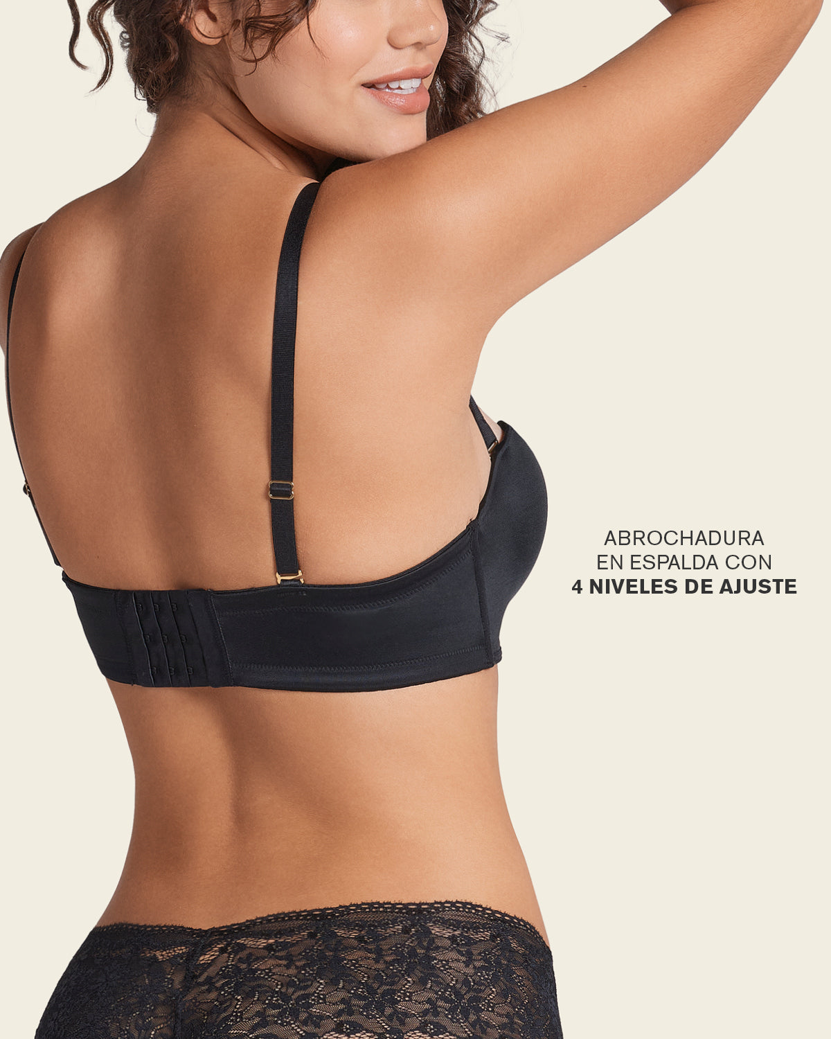Triple Push-Up Strapless Bra