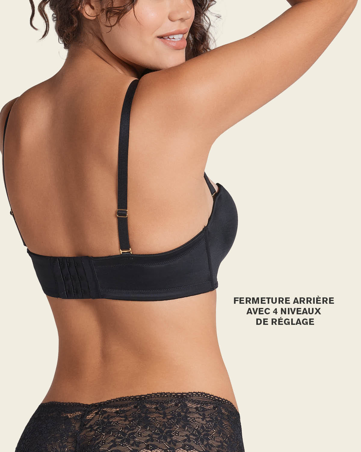 Triple Push-Up Strapless Bra