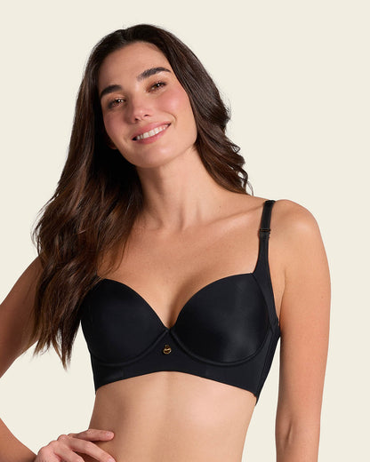 2-Pack High Profile Back Smoothing Bras with Soft Full Coverage Cups