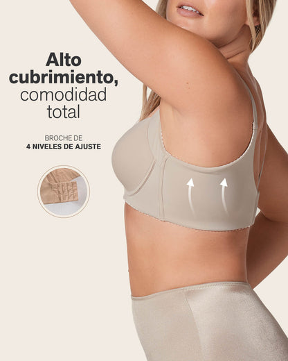 High Profile Bra + Stripe Undetectable Panty in Nude