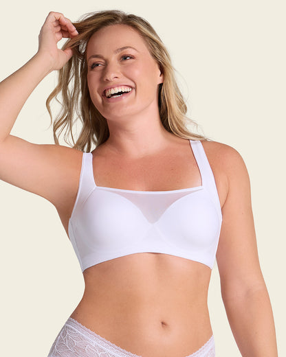 Mesh Front Contouring Bra