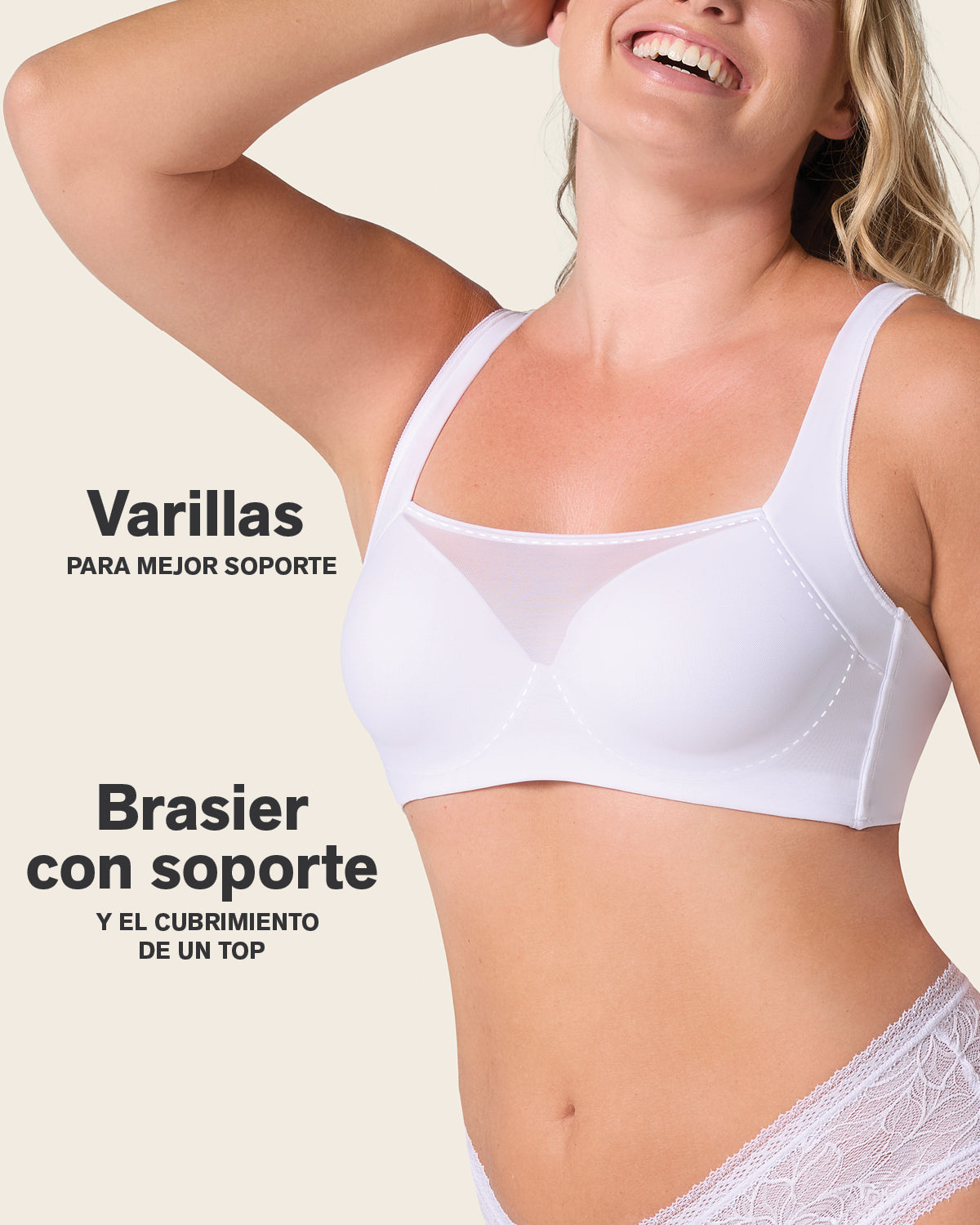 2-Pack Smart Fusion Mesh Front Contouring Bras