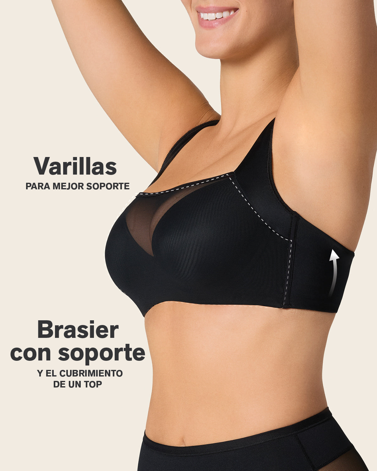2-Pack Smart Fusion Mesh Front Contouring Bras