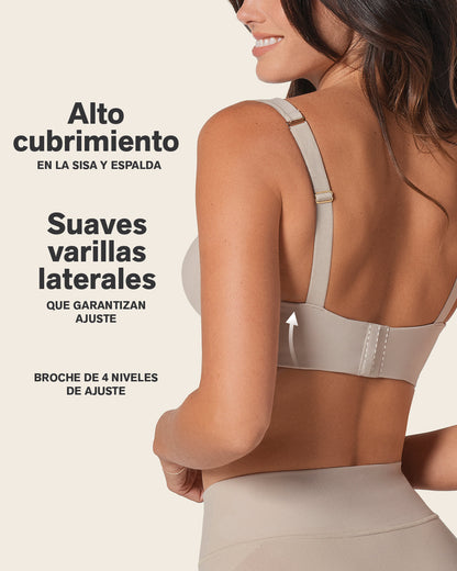 Mesh Front Contouring Bra