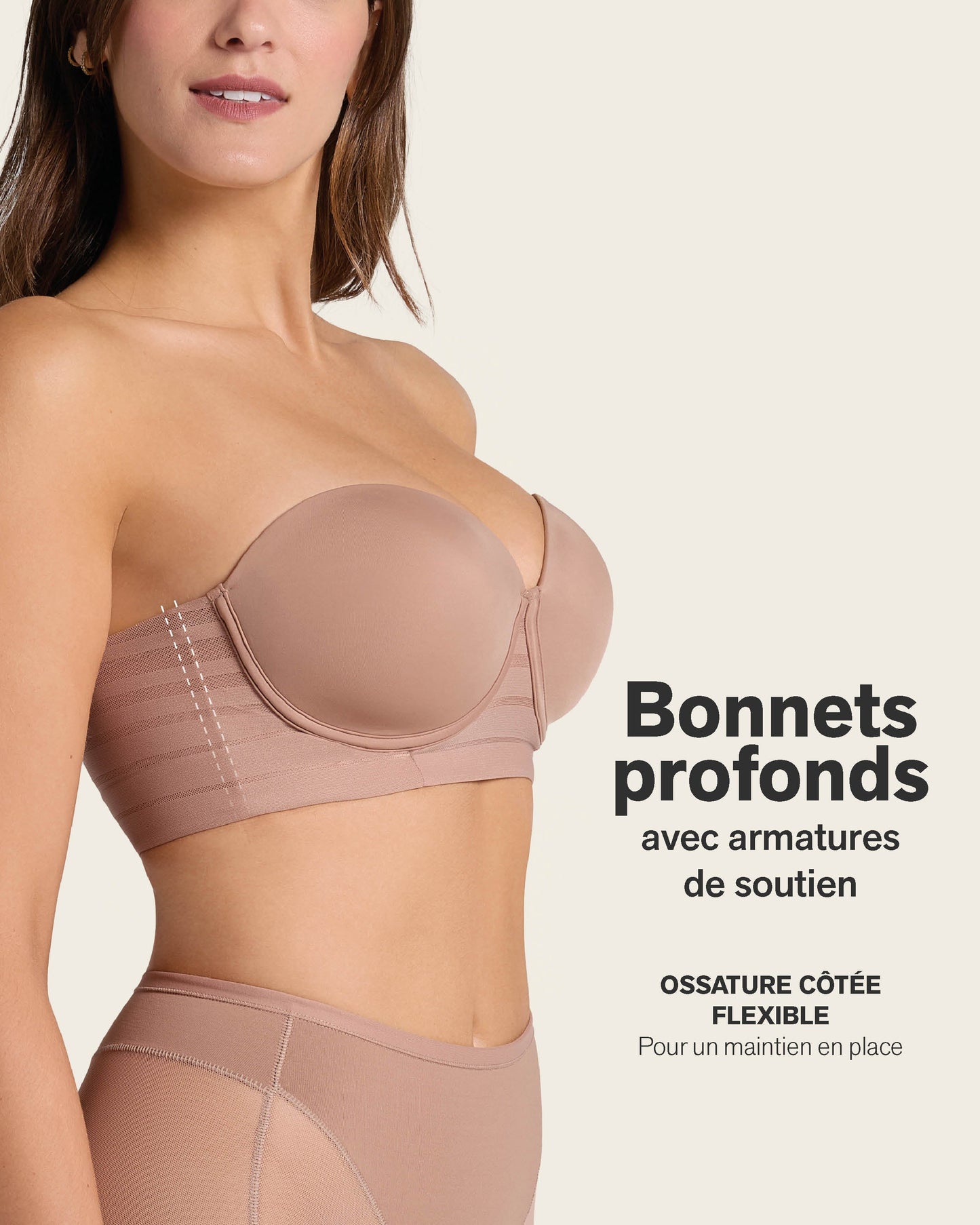 Strapless Bra with Underwire