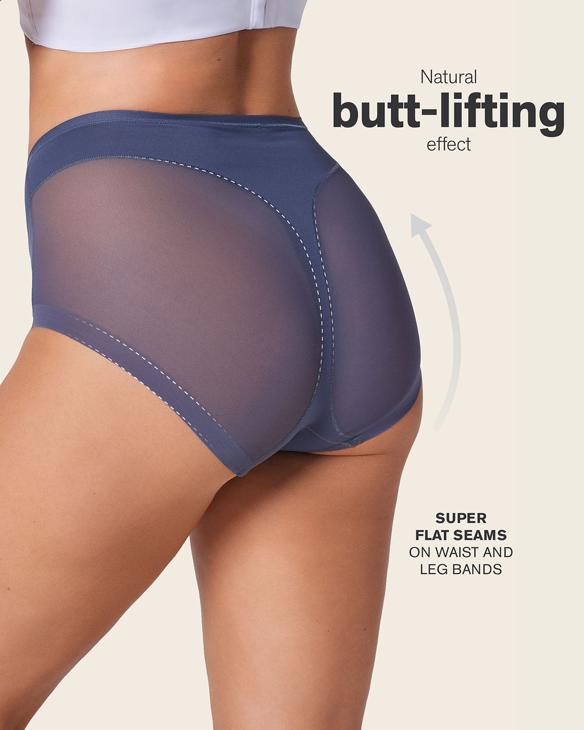 2-Pack Truly Undetectable Comfy Shaper Panties