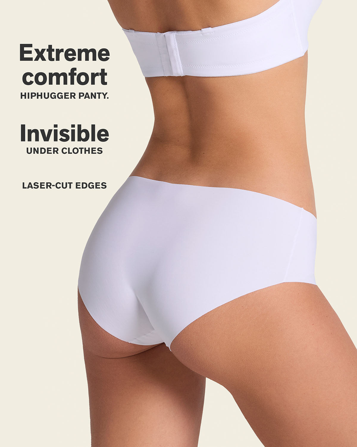 3-Pack No Ride-Up Seamless Hiphugger Panties