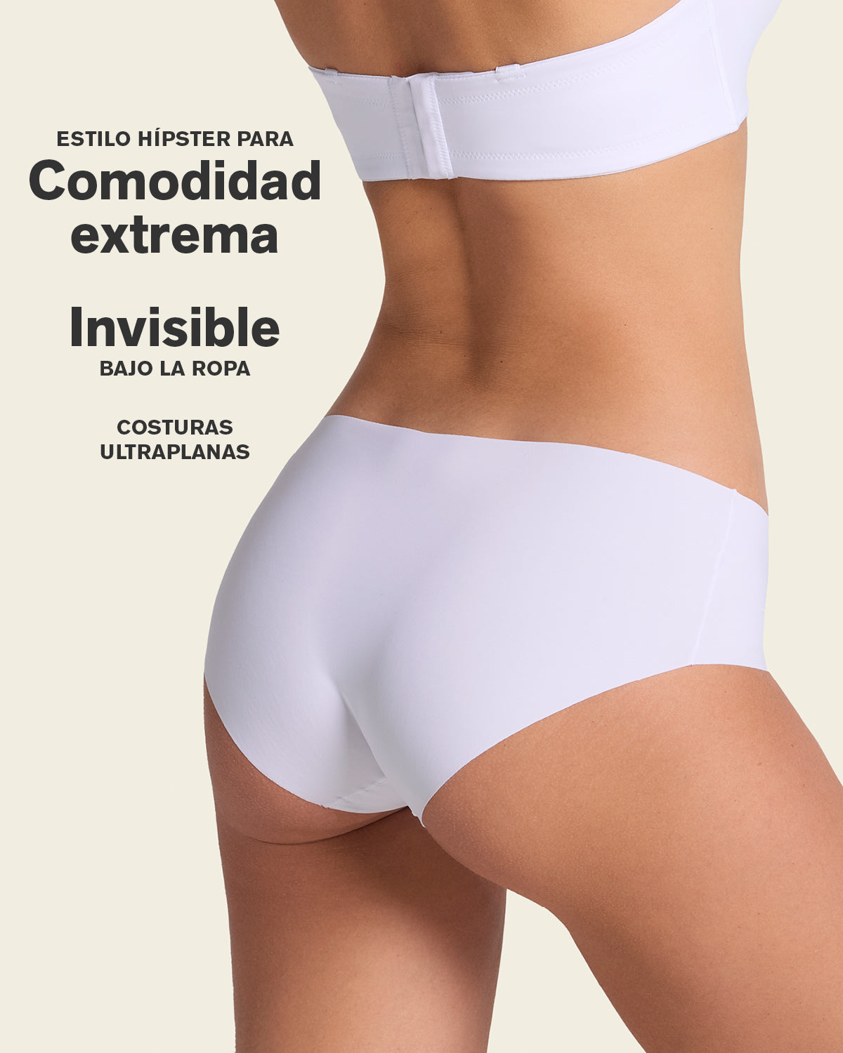 3-Pack No Ride-Up Seamless Hiphugger Panties