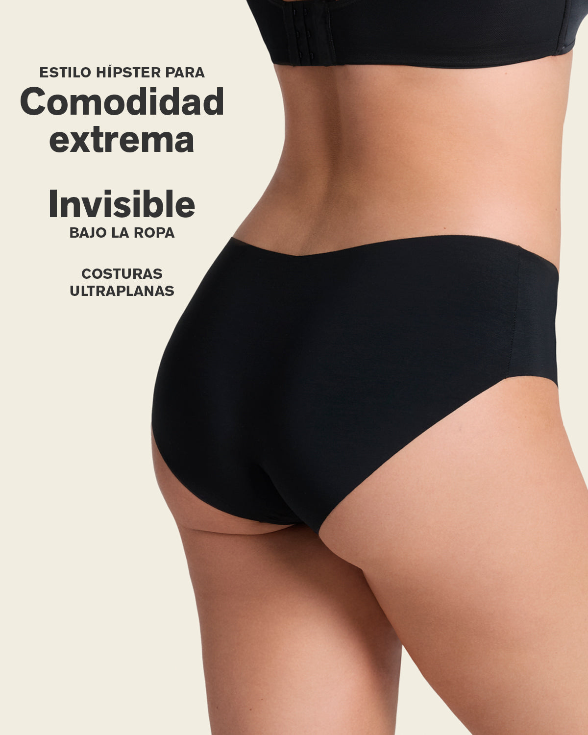 3-Pack No Ride-Up Seamless Hiphugger Panties