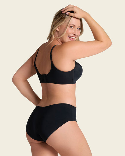 3-Pack No Ride-Up Seamless Hiphugger Panties