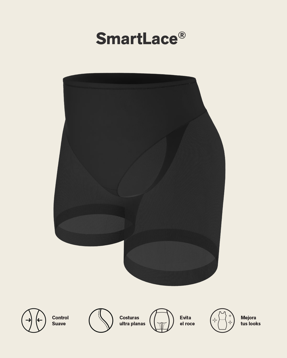 2-Pack Truly Undetectable Sheer Shaper Shorts