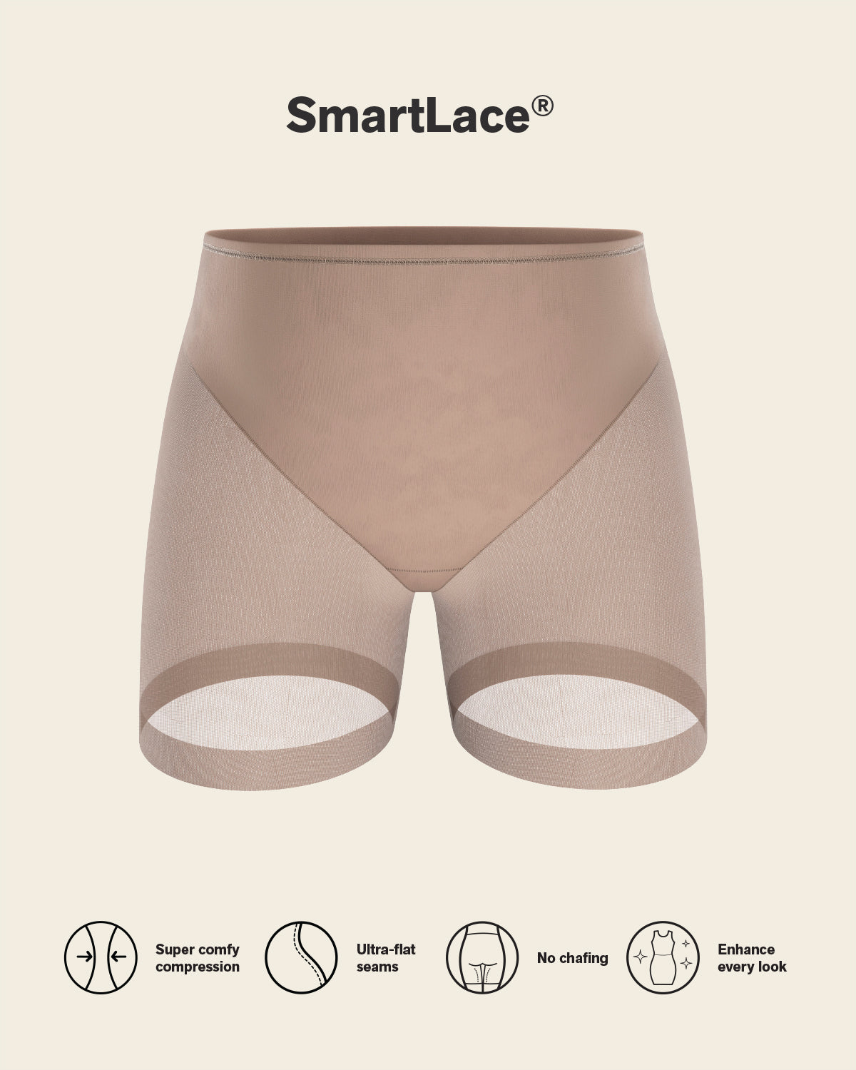 3-Pack Sheer Shaper Shorts