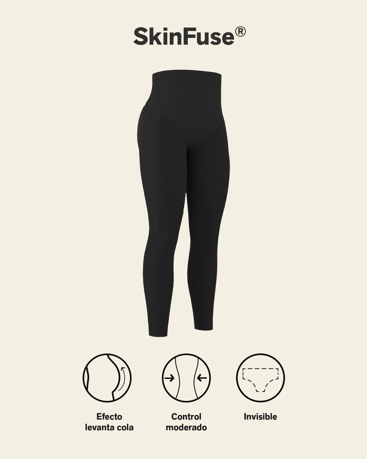 Invisible High-Waisted Capri Shaper