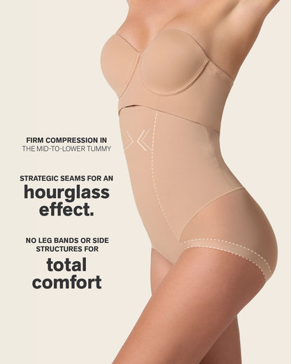 Extra High-Waisted Sheer Bottom Sculpting Shaper Panty