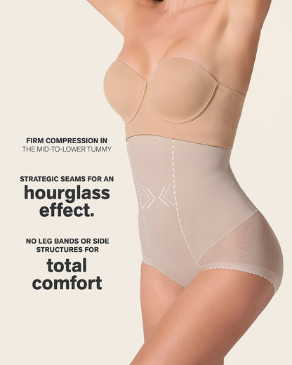 Extra High-Waisted Sheer Bottom Sculpting Shaper Panty