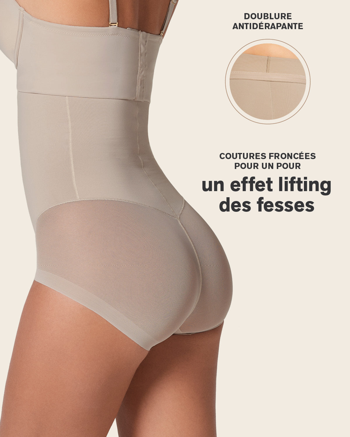 Extra High-Waisted Sheer Bottom Sculpting Shaper Panty