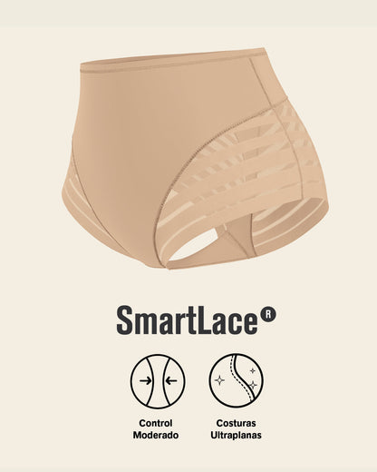 High Profile Bra + Stripe Undetectable Panty in Golden Beige