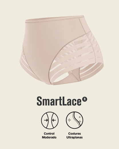 High Profile Bra + Stripe Undetectable Panty in Nude