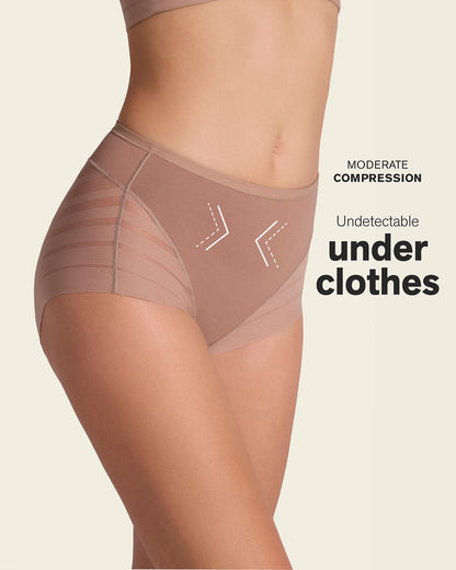 PowerStay Short & Stripe Undetectable Panty Bundle in Nude