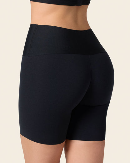 PowerStay Short & Stripe Undetectable Panty Bundle in Black