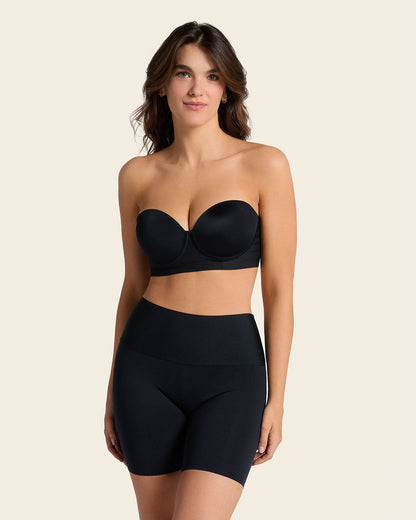 PowerStay Short & Stripe Undetectable Panty Bundle in Black