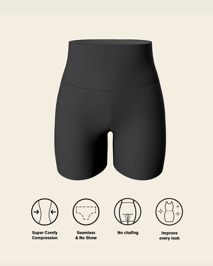 PowerStay Short & Stripe Undetectable Panty Bundle in Black