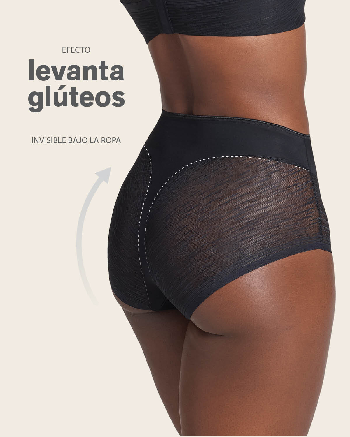3-Pack High-Waisted Sheer Lace Shaper Panties