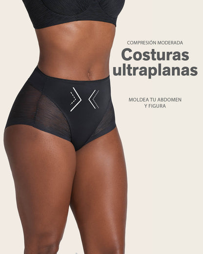 2-Pack Sheer Undetectable High-Waisted Lace Panties