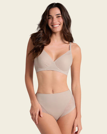 2-Pack Sheer Undetectable High-Waisted Lace Panties