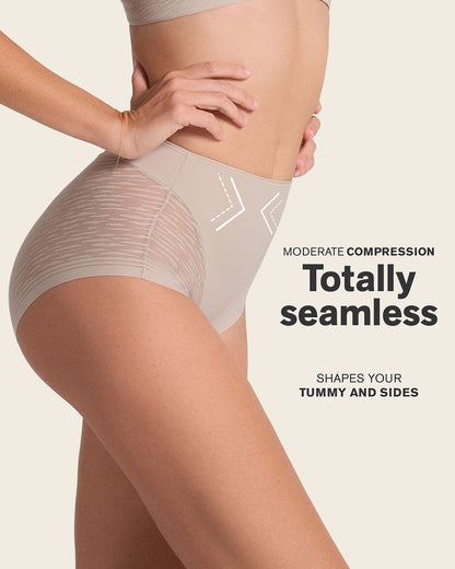 3-Pack High-Waisted Sheer Lace Shaper Panties