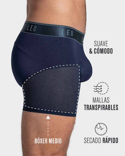 High-Tech Mesh Boxer Brief with Ergonomic Pouch