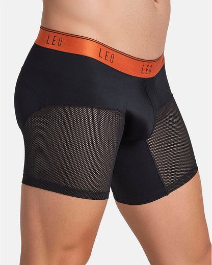 5-Pack High-Tech Mesh Boxer Briefs with Ergonomic Pouches