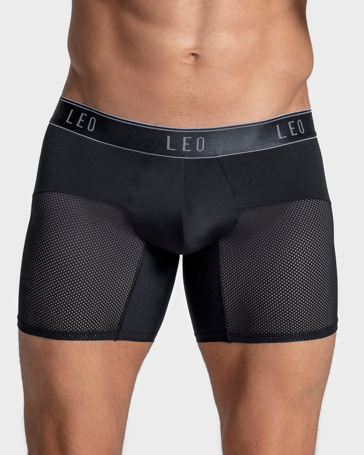5-Pack High-Tech Mesh Boxer Briefs with Ergonomic Pouches