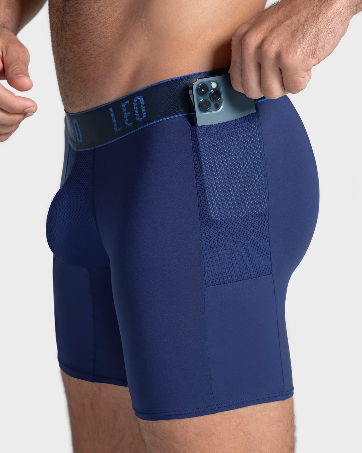 3-Pack Long Athletic Boxer Briefs