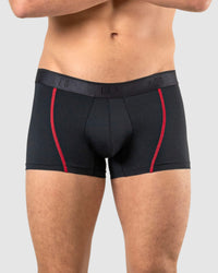 074 Black with Red Stripe