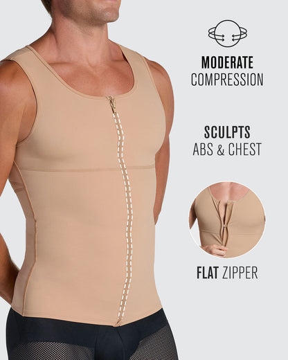 Moderate Shaper Vest with Double-Layered Abs & Back Support