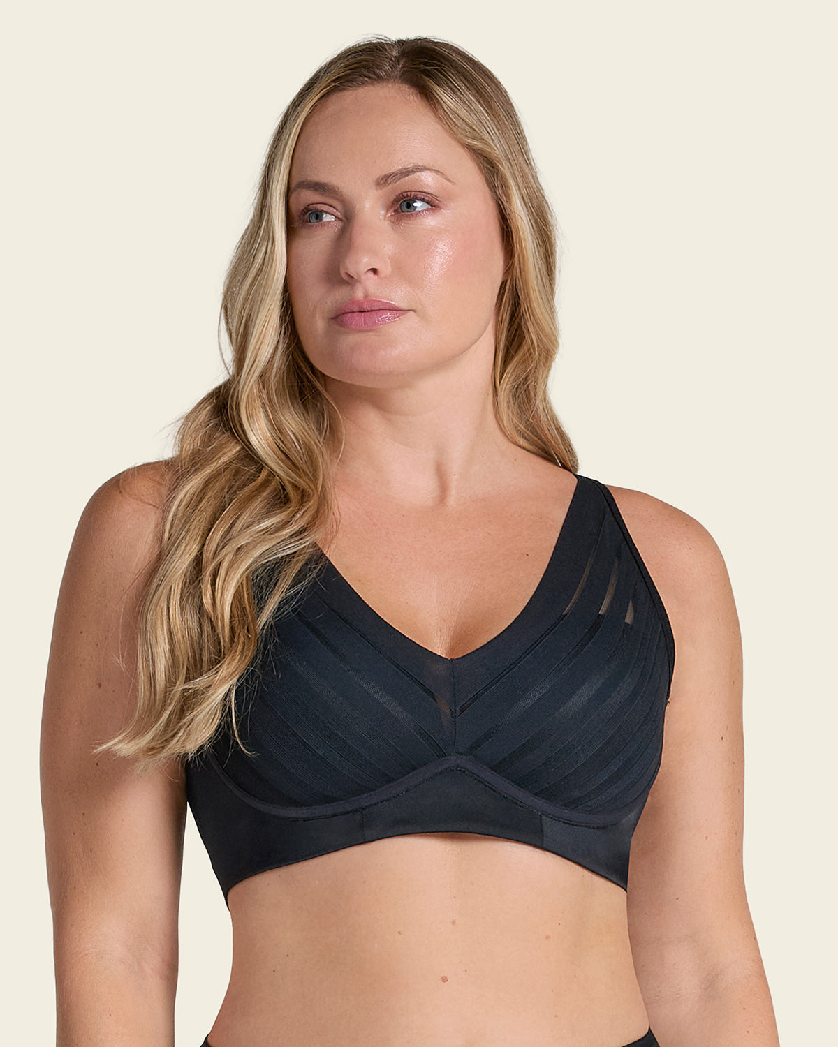 Daily Bra & Stripe Undetectable in Black