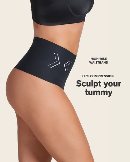 2-Pack FusedContour High-Tech High-Waisted Sculpting Thongs