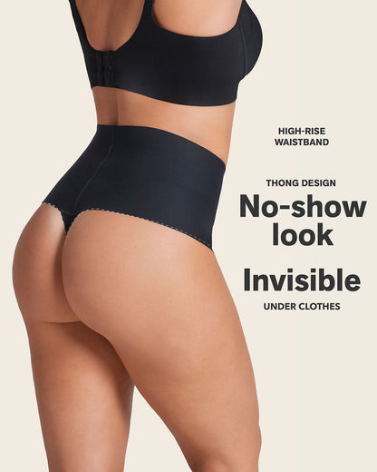 3-Pack High-Tech High-Waisted Sculpting Thongs