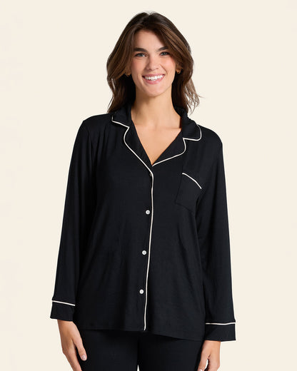 Pajama Set: Long Sleeve Shirt + Long Pant