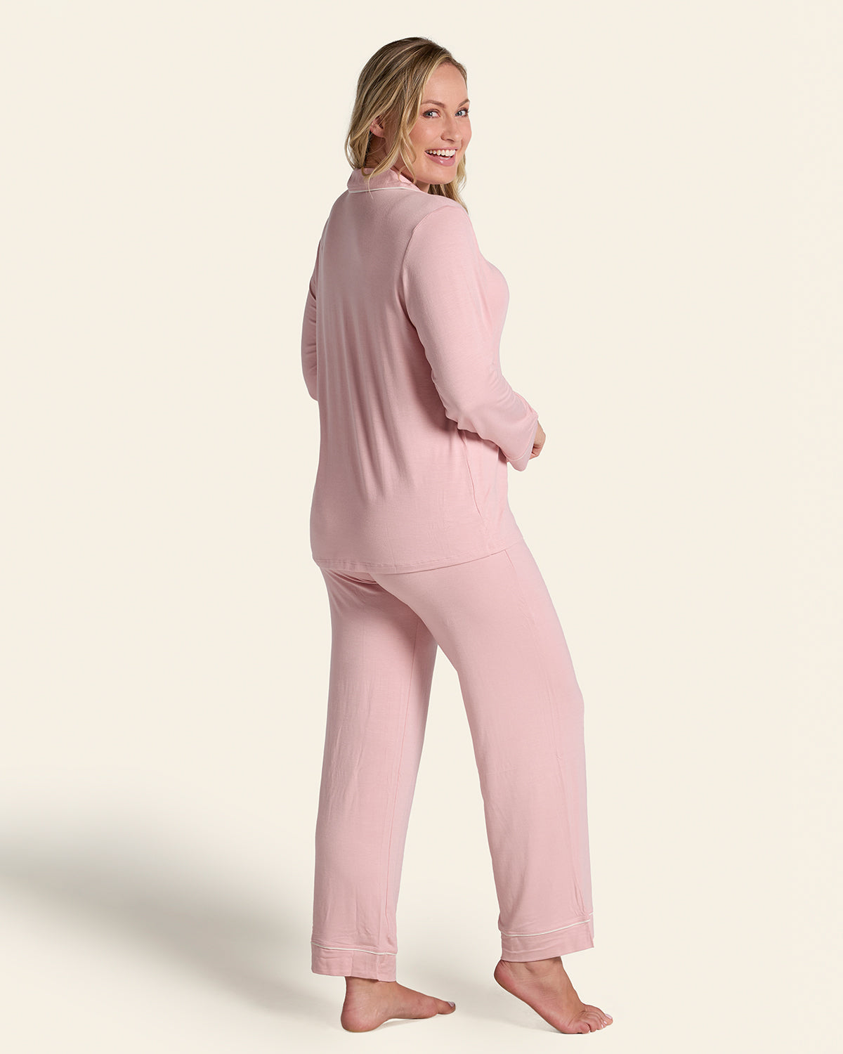 Pajama Set: Long Sleeve Shirt + Long Pant