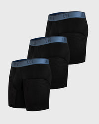 496 Black with Blue Elastic